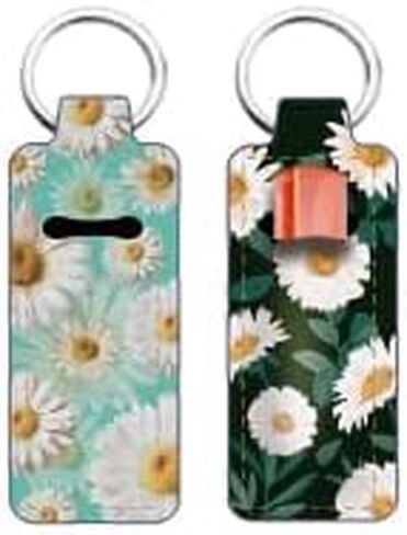 FreeBloss Chapstick Holder keychain keychain balm balm keychain with pattern1 in Saudi Arabia