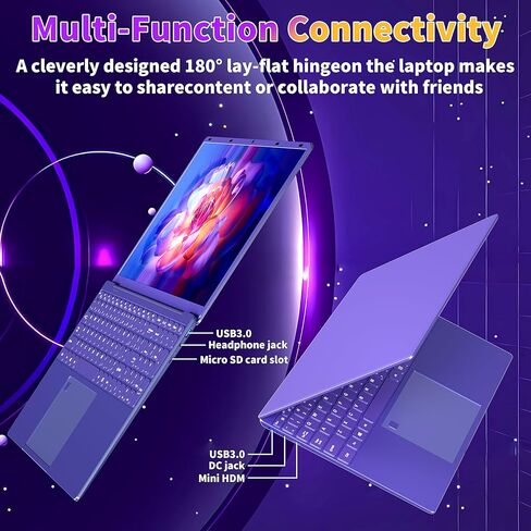 16" Blue Laptop 16G RAM 512GB SSD 2.5K FHD(2560x1600) IPS Screen/N95 CPU/Computer with Full Size Numeric Color Backlit KB,Win 11 Pro/MS Office 2019/Fingerprint Unlock for Work Study (16G+512GB) in Kuwait