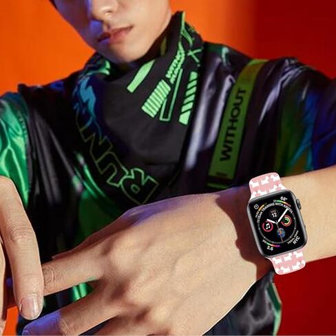 متوافق مع Iwatch Band 38mm 40mm 41mm 42mm 44mm 45mm 49mm for Women Girl ، حزام بديل لطيف لصالح Iwatch SE Series 9 8 7 6 5 4 3 2 1 Ultra (Dain) in Kuwait