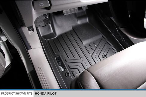 SMARTLINER Custom Fit Floor Mats 2 Row Liner Set for 2009-2015 Honda Pilot in Saudi Arabia