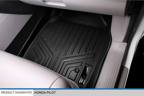 SMARTLINER Custom Fit Floor Mats 2 Row Liner Set for 2009-2015 Honda Pilot in Saudi Arabia
