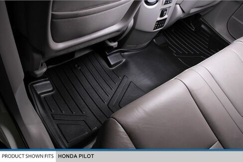 SMARTLINER Custom Fit Floor Mats 2 Row Liner Set for 2009-2015 Honda Pilot in Saudi Arabia