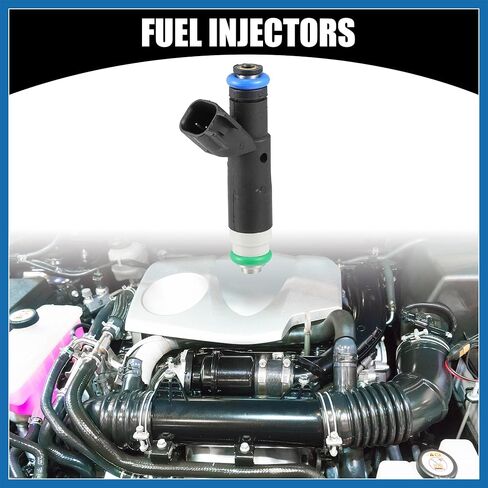Fuel Injector - Car Inner Engnie Fuel Injectors - for Ford F-150 2004-2008 Metal Black - 1 Pc Item Replacement in Saudi Arabia