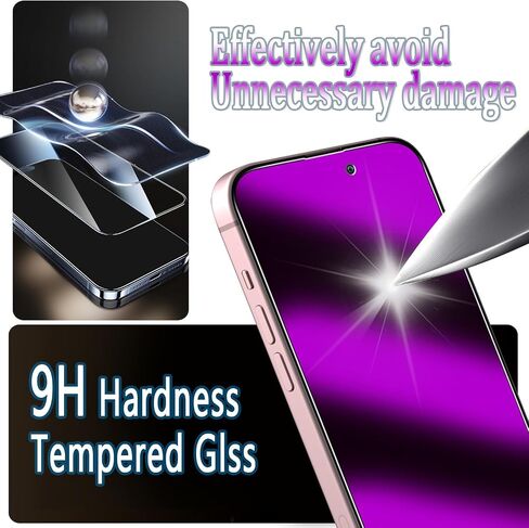 Slanku [2 Pack for iPhone 16 Pro Max Privacy Screen Protector, [4 Way 360°] Anti-Spy, Full Coverage, Private Tempered Glass, Zero Bubble, Case Friendly in Saudi Arabia