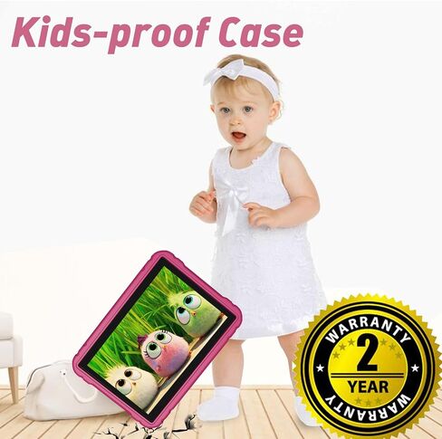 Tablet for Kids, 10 Inch Android Tablet, 4GB 64GB, Octa-core CPU,WiFi, 8000mAh,1280 * 800 HD Display, Kids Content, Parental Control, Children Ages 3-12 Purple in Saudi Arabia