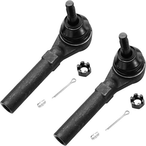 Detroit Axle - Front 6pc Tie Rods Kit for Dodge Grand Caravan Chrysler Town & Country Volkswagen Routan ، 4 Suspension Outer & Inner Tie Rod Ends 2 Bolling Boots in Saudi Arabia