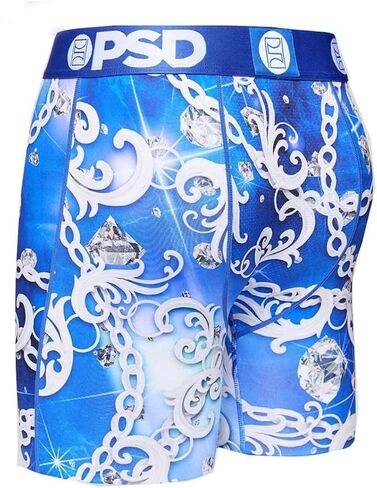 ملخصات ملاكم Blu Sterling Psd Men Men ، Blue ، XL in Saudi Arabia