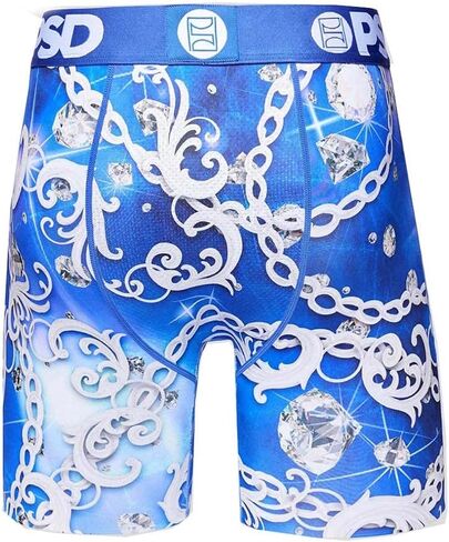 ملخصات ملاكم Blu Sterling Psd Men Men ، Blue ، XL in Saudi Arabia