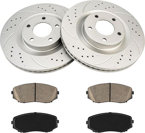 Torchbeam 320mm منصات الفرامل الأمامية ومجموعة الدوارات متوافقة مع Ford 2010-2014 Edge ، Lincoln 2010-2015 MKX ، Ford 2007-2009 Edge 3.5L ، Lincoln 2007-2009 MKX 3.5L-OE BRAKE KIT in Saudi Arabia