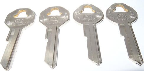 Corvette Key Blanks 1955 1956 1957 1958 1959 1960 1961 OEM Blanks 4 Keys 2 Sets. in Saudi Arabia