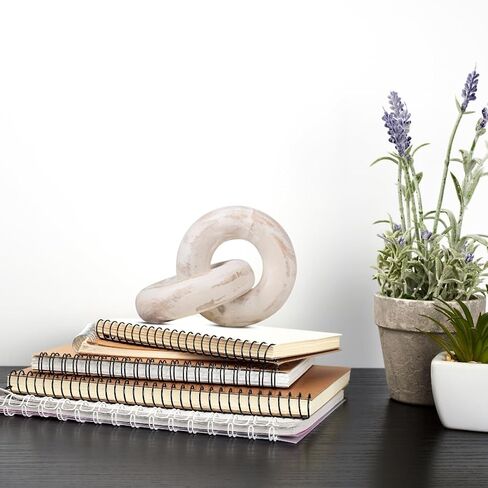Decorative Wood U Shape Set of 3 - Large - 6.5 Inch, Medium - 5 Inch, Small - 3 Inch - Black in Kuwait