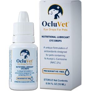 قطرات العين للحيوانات الأليفة | مضادات الأكسدة التي درست سريريا للحيوانات الأليفة | صنع في الولايات المتحدة | يتضمن 2 ٪ N-acetyl-l-carnosine (NAC) | 16 مل - 2 عبوة in Kuwait