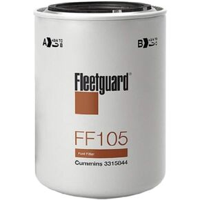 FleetGuard FF105 Spin-on Fuel Filter مع وسائط الترشيح المتقدمة NANONET ، لـ Cummins 154709 in Kuwait