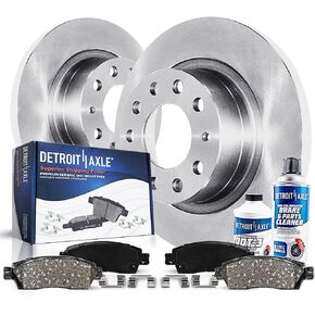 Detroit Axle - Rear Brake Kit for Audi A3 Quattro Volkswagen Jetta Rabbit Golf, 10.24'' inch Disc Brake Rotors Ceramic Brake Pads Replacement in Kuwait