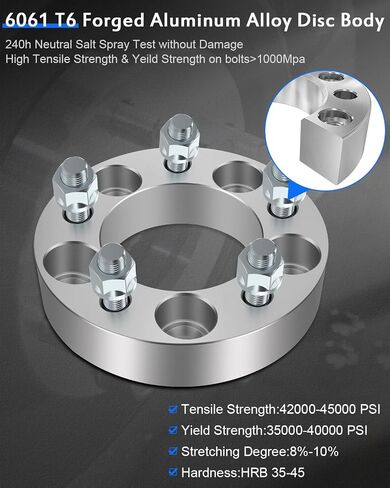 ECCPP 4PCS 1.25 "بوصة 5 فواصل العجلة 5x4.5 إلى 5x4.5 5x114.3 ملائمة لعام 2001-2012 لفورد Escap in Saudi Arabia