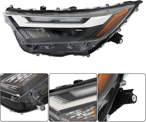 munirater Headlight Assembly Replacement for 2023 RAV4 Headlamp with Halogen Turn Signal Light Left Driver Side 811500R350 in Saudi Arabia