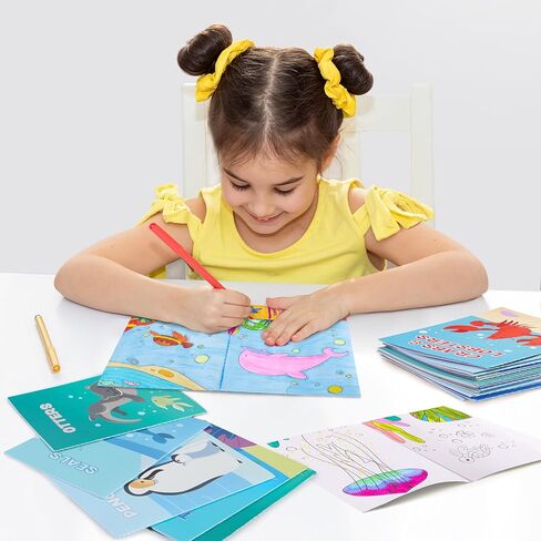 JOYIN 24Pcs Mix Coloring Books for Kids, Bulk Mini Coloring Activity Books for Party Favors Birthday Party Gifts, Classroom Goodie Bags Stuffers Boys Girls in Kuwait