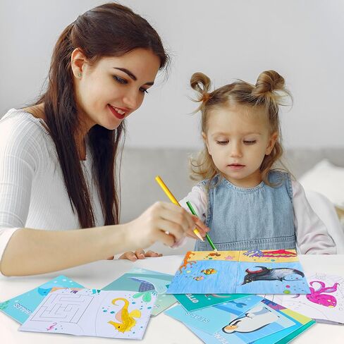 JOYIN 24Pcs Mix Coloring Books for Kids, Bulk Mini Coloring Activity Books for Party Favors Birthday Party Gifts, Classroom Goodie Bags Stuffers Boys Girls in Kuwait