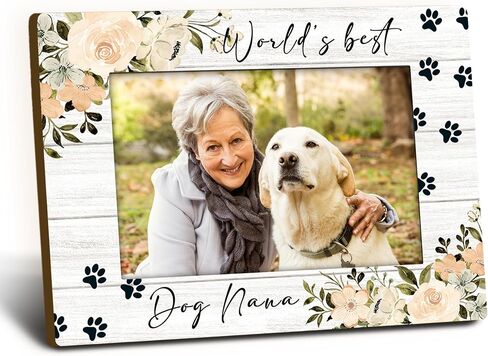 Nanny Grandma 4x6 Picture Frame, Mother's Day Gifts for Grandma Wooden Picture Frame, Best Grandmother Gifts, World's Best Nanny Decorative Photo Frames for Table Desk Decor in Saudi Arabia