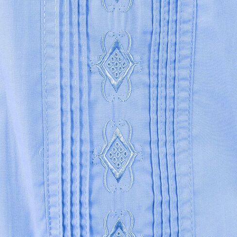 Foxfire Men's Casual Guayabera Cuban Shirt Regular, Big & Tall Sizes, Short Sleeve Pockets Cotton Blend in Kuwait