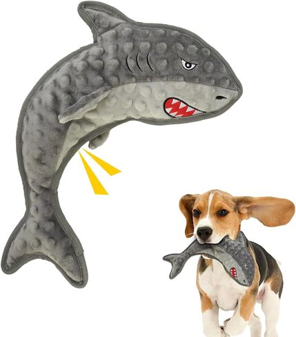Squeaky Durable Chew Seahorse for Aggressive Dogs No-Stuffed Dog Toy Interactive Hours of Fun Keep pups Busy in Kuwait