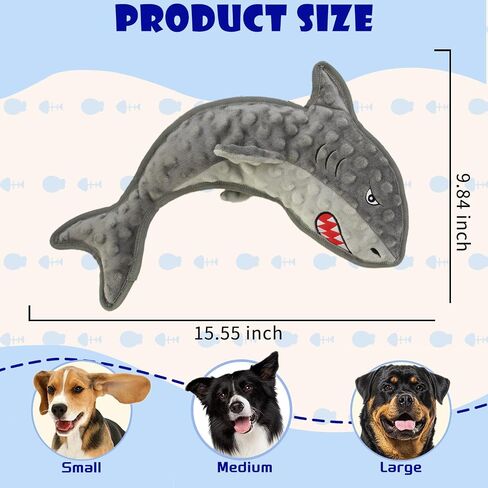 Squeaky Durable Chew Seahorse for Aggressive Dogs No-Stuffed Dog Toy Interactive Hours of Fun Keep pups Busy in Kuwait