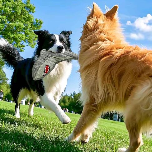 Squeaky Durable Chew Seahorse for Aggressive Dogs No-Stuffed Dog Toy Interactive Hours of Fun Keep pups Busy in Kuwait