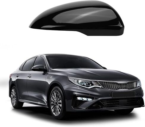 غطاء مرآة للركاب الأيمن على الجانب الأيمن من غطاء الإسكان المتوافق مع KIA K5 Optima 2016 2017 2018 2019 2020 إكسسوارات بديلة ، مقطع ، أبيض in Kuwait
