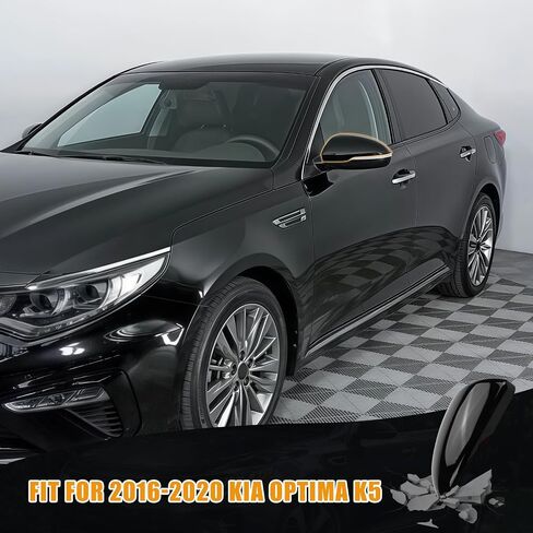غطاء مرآة للركاب الأيمن على الجانب الأيمن من غطاء الإسكان المتوافق مع KIA K5 Optima 2016 2017 2018 2019 2020 إكسسوارات بديلة ، مقطع ، أبيض in Kuwait
