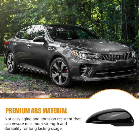 غطاء مرآة للركاب الأيمن على الجانب الأيمن من غطاء الإسكان المتوافق مع KIA K5 Optima 2016 2017 2018 2019 2020 إكسسوارات بديلة ، مقطع ، أبيض in Kuwait