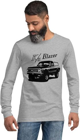 1971 Chevy K5 Blazer Trame Usisex Long Sleeve Tee in Saudi Arabia