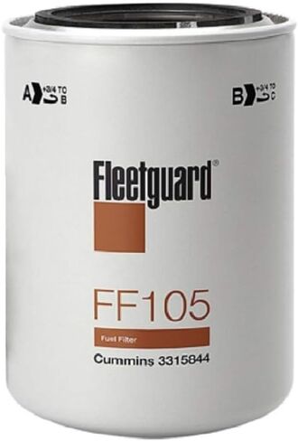 FleetGuard FF105 Spin-on Fuel Filter مع وسائط الترشيح المتقدمة NANONET ، لـ Cummins 154709 in Kuwait