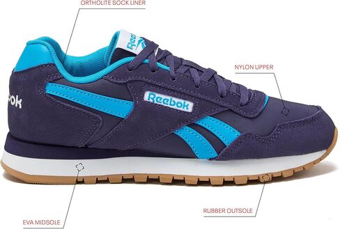 أحذية REEBOK GLIDE للنساء - أحذية التنس السوداء أو البيضاء مقاس 5 إلى 11 ، حركة الأرجواني/الحركة الأرجواني/المستقبلية ، 8.5 in Saudi Arabia