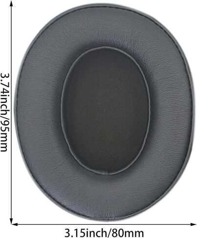 منصات الأذن البديلة المتوافقة مع Beats by Dr.Dre Studio 2.0 B0500 B0501 /Studio 3.0 سماعات اللاسلكية السلكية ، وسادات الأذن البديلة AKKIV مصنوعة من جلد البروتين ورغوة الذاكرة (بنية) in Kuwait