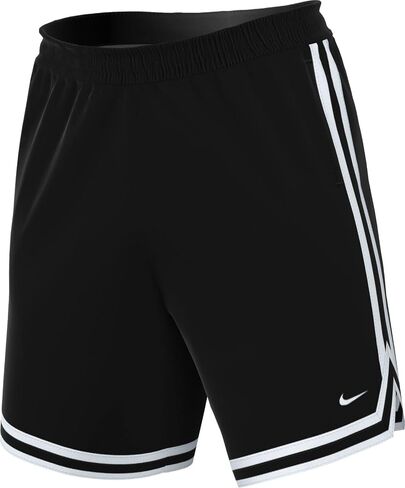 Nike DNA Men's Dri-Fit 6 "شورت كرة السلة (أسود/أبيض/أبيض ، FV4933-010) الحجم X-Large in Saudi Arabia