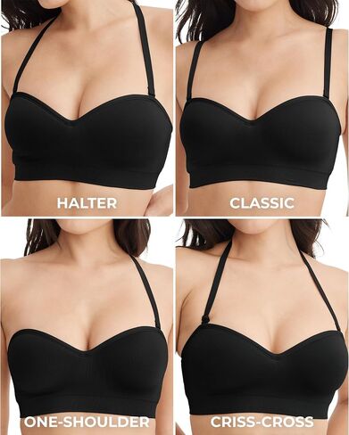 Jockey Women's Bra Seamfree Multiway Bandeau Bralette in Saudi Arabia