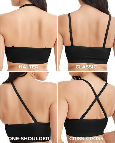 Jockey Women's Bra Seamfree Multiway Bandeau Bralette in Saudi Arabia