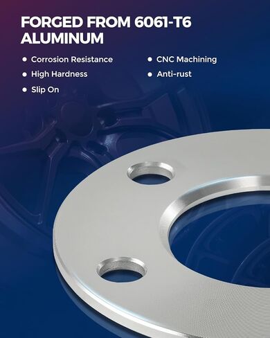 Kax 6x135 Slip-on Wheel Spacers ، مزور 1/4 بوصة مرور العجلة مرن مع 87.1 مم يتحمل ، ملاءمة ل in Saudi Arabia