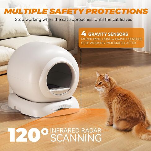 Self Cleaning Litter Box, Automatic Litter Box Liners, Tear Free Liner, Multi-Purpose Extra Thick Garbage Bags, 18 x 20 Inches, 60 Count in Saudi Arabia