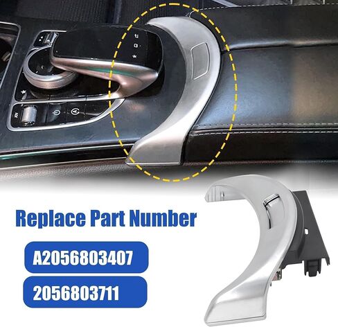Front Console Cover Armrest Release Button Compatible with 2015-2020 Mercedes-Benz C300 C350E C400 W253 GLC200 Replaces#A2056803407 2056803711 in Saudi Arabia