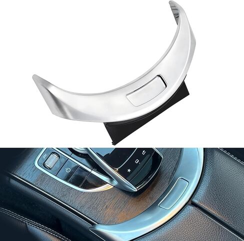 Front Console Cover Armrest Release Button Compatible with 2015-2020 Mercedes-Benz C300 C350E C400 W253 GLC200 Replaces#A2056803407 2056803711 in Saudi Arabia