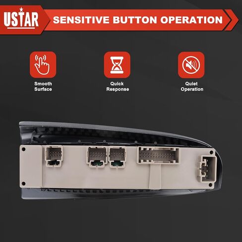 USTAR SIDE SIDE SIDE MASTER WINDOW SWITCH متوافق مع Chevy Silverado 1500 2500 3500 2003-2007 ، GMC Sierra 1500 2500 3500 2003-2007 استبدال 15883318 ، 920-023 in Saudi Arabia