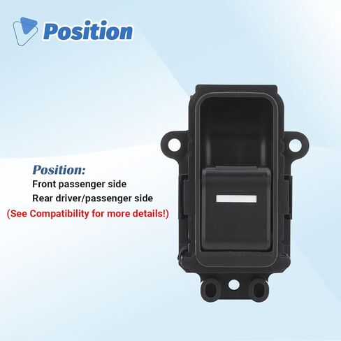 Power Window Switch Control Button Left & Right Rear Passenger Side Door Lock Controller Compatible with Honda Accord 7th 2.4L 2003 2004 2005 2006 2007 Replaces OEM 35770-SDA-A01 BACB32-848001 in Saudi Arabia
