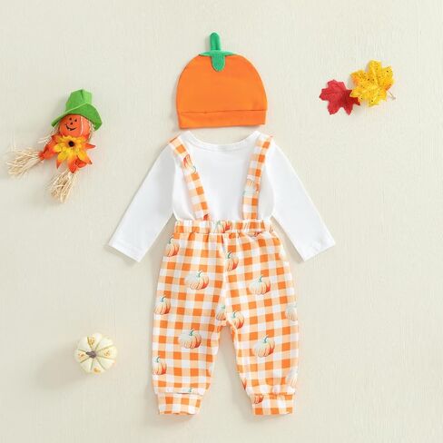 مجموعة سراويل رومبير للأطفال من BemeyourBBs My First Halloween Baby Boy قبعة صغيرة in Kuwait