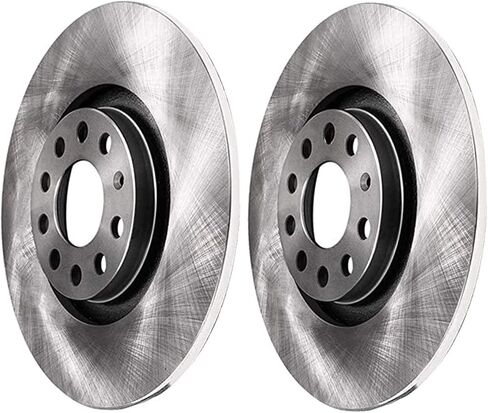 Detroit Axle - مجموعة الفرامل الخلفية لـ Audi A3 Quattro Volkswagen Jetta Rabbit Golf ، 10.24 '' بوصة دوارات الفرامل دوارات الفرامل السيراميك استبدال in Saudi Arabia