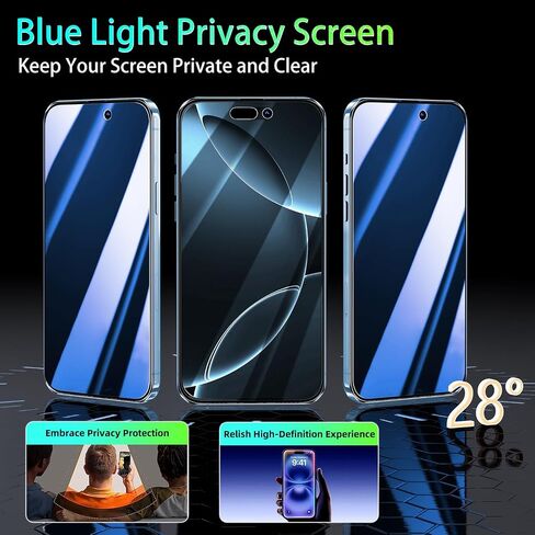 KAREEN 2 Pack Screen Protector for iPhone 15 Tempered Glass Film 6.1-inch, 9H Hardness, Anti Scratch, Bubble Free, Easy to Install, Case Friendly in Saudi Arabia