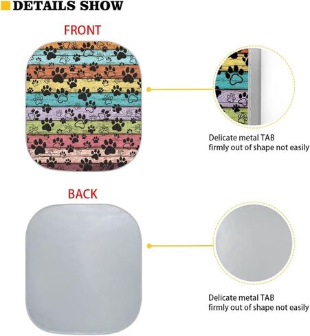 Hibiscus Flower Windshield Sun Shown for Car 2 قطعة شاملة أرجوانية لسيارة شاحنة سيارة الدفع الرباعي شاحنات الشاحنة الأشعة فوق البنفسجية أشعة الشمس واقي من السهل إعداد سيارتك بارد in Kuwait