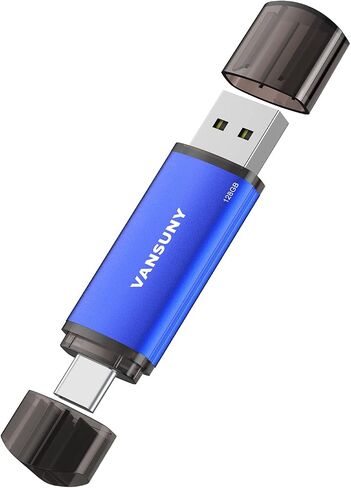 محرك أقراص فلاش Vansuny 128GB ، Ultra Fast USB 3.1 محرك أقراص ، تصل إلى 150 ميجابايت/ثانية عصا ذاكرة قابلة للسحب مع حبل الحبل لجهاز الكمبيوتر/الكمبيوتر المحمول/كمبيوتر ملفات الصورة in Kuwait