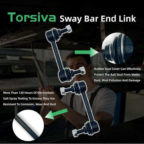 ‎‎K80636 2PCS Front Stabilizer Sway Bar End Links Fit for Chevrolet 2004 2005 2006 2007 2008 2009 2010 2011 2012 Colorado, for GMC 2004-2012 Canyon, for Isuzu 2006 I-280, 2007-2008 I-290 in Saudi Arabia