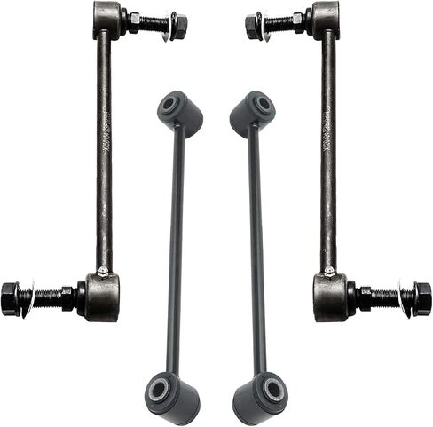 Detroit Axle - AWD 4pc Sway Bars for 2005-2019 Chrysler 300 2007-2019 Dodge Charger 2005-2008 Magnum Stabilizer Sway Bar End Links Front and Rear Replacement in Saudi Arabia